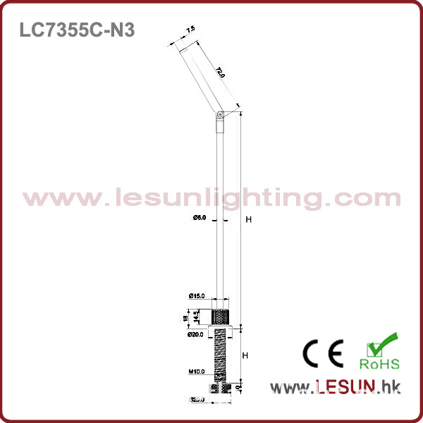 High Quality 3W Slim LED Jewelry Pole Light for Showcase LC7355c-N-3